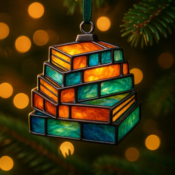 Book Lover’s Christmas Ornament