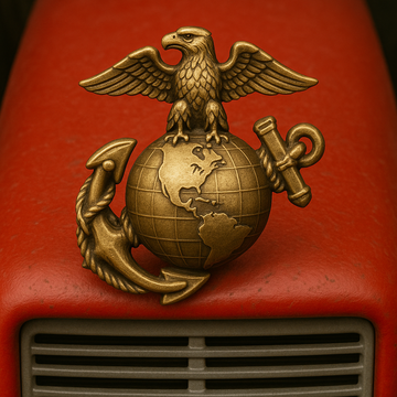 US Marine Corps Hood Ornament