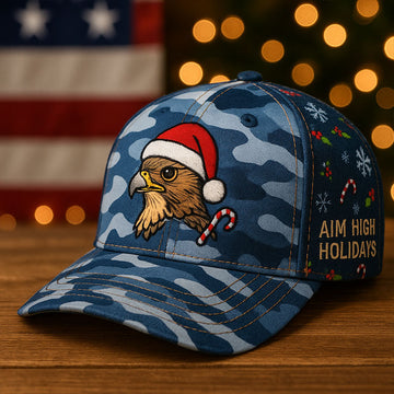 Air Force Christmas Art Print Hat