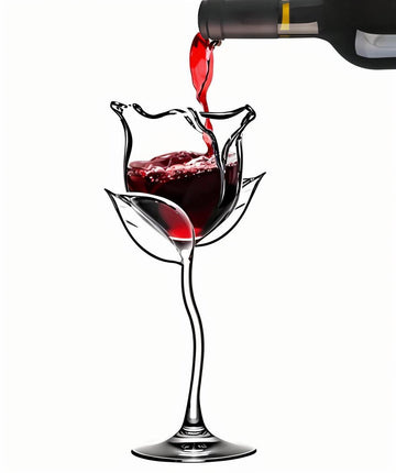 Rose Wine Glass