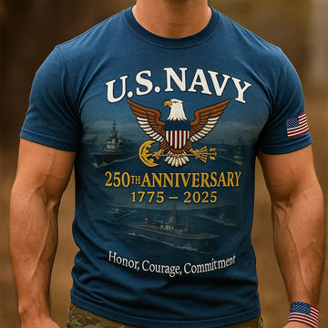 U.S. Navy 250th Anniversary T-shirt