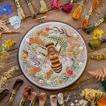 Bee Embroidery Kit