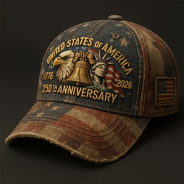 250 Anniversary USA Art Print Hat
