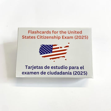 U.S. Civics Test Bilingual Flash Cards - English/Spanish