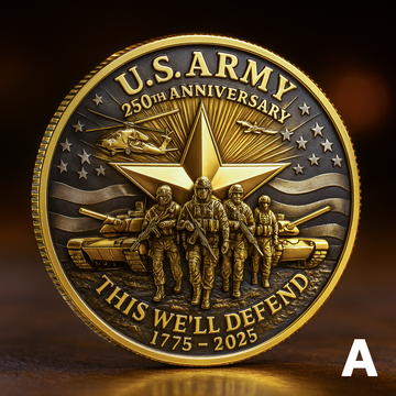 U.S. Army 250th Anniversary Challenge Coin