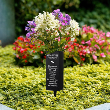 Metal Memorial Vase