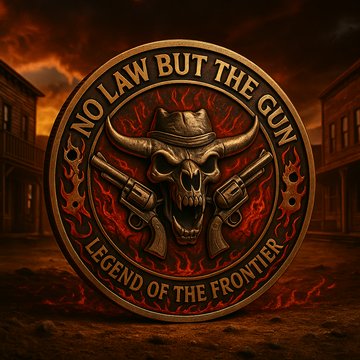 Wild West Gunslinger Challenge Coin