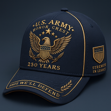"Honor Crest" US Army 250th Anniversary Tactical Cap | 1775-2025 Legacy Edition
