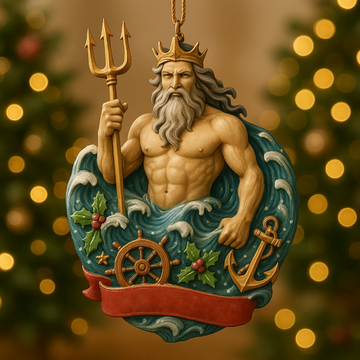U.S. Navy Poseidon Christmas Ornament