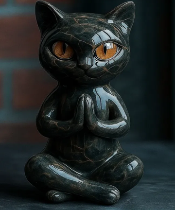 Yoga Cat Figure