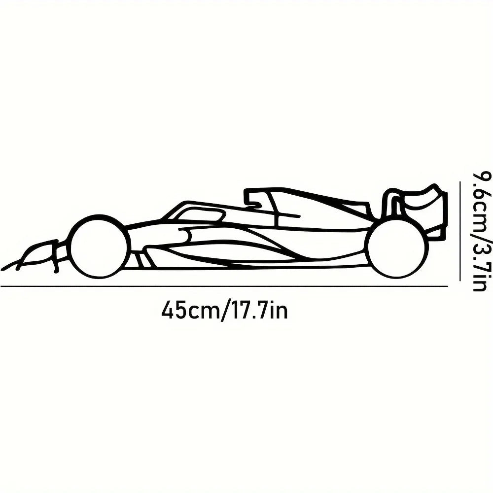 Stylish Iron Sports Car Wall Art – Hot Border Metal Line Design for Auto Enthusiasts and Car Lovers