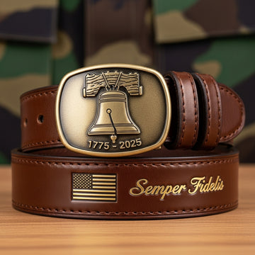 250th Birthday Patriotic Leather Belts