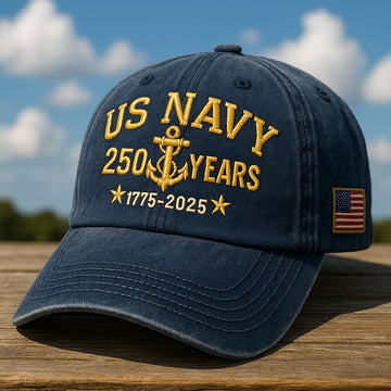 US Navy 250th Anniversary Art Print Hat