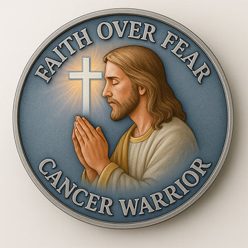 Cancer Warrior Prayer Coin