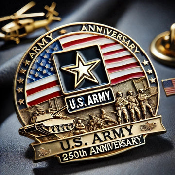 250th Anniversary U.S. Army Commemorative Pin