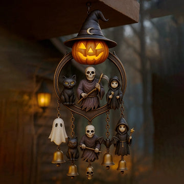 "Evil Whispers" - Halloween Gothic Wind Chime