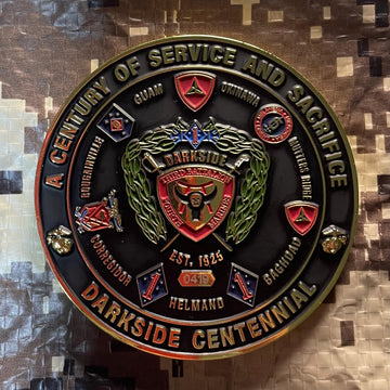 The Darkside Centennial Challenge Coin