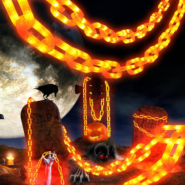 10ft Halloween Decoration Battery Light String