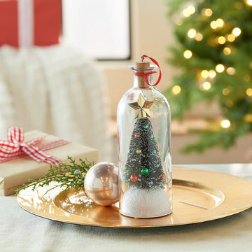 Christmas Tree Message in a Bottle