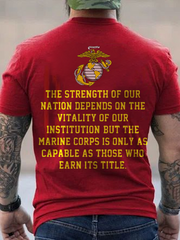 U.S. Marine Corps Veteran 250th Birthday Commemorative T-Shirt
