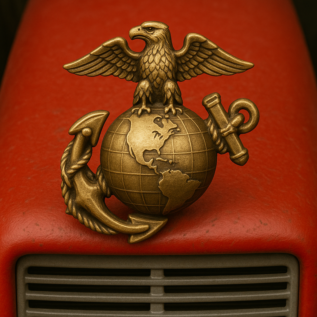US Marine Corps Hood Ornament