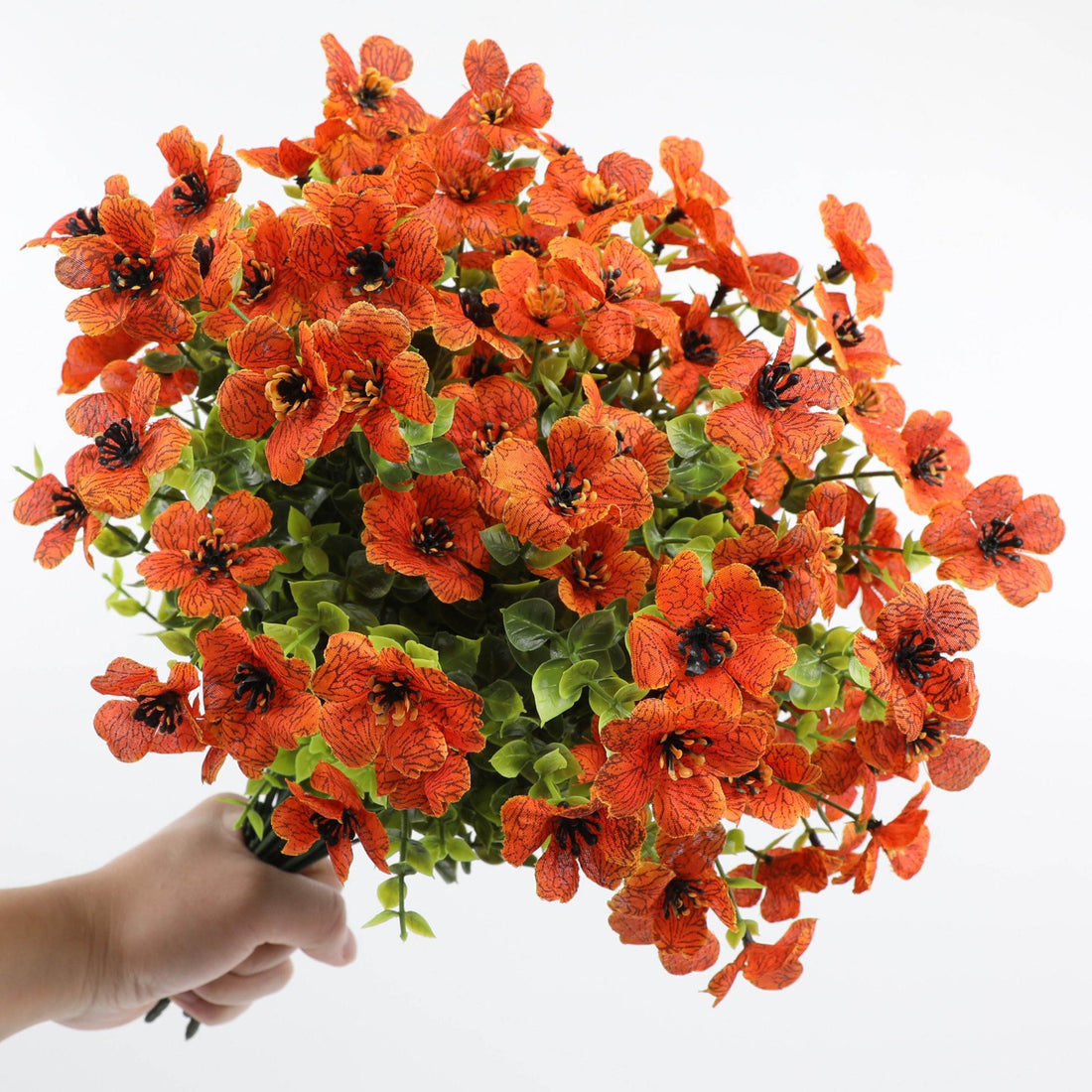 Violet Fake Flower Decorative Arrangement