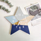 Nordic Geometry Star Shape Basswood Wall Clock
