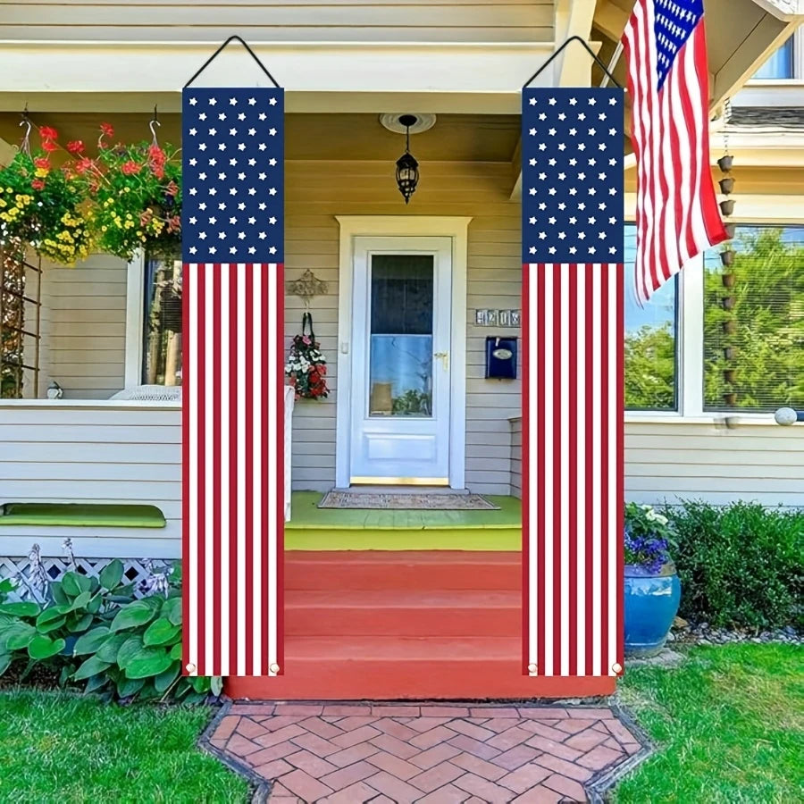 Patriotic Porch Banners: Celebrate Freedom, Honor
