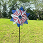 Patriotic Pinwheel Red White and Blue American Flag Pinwheel