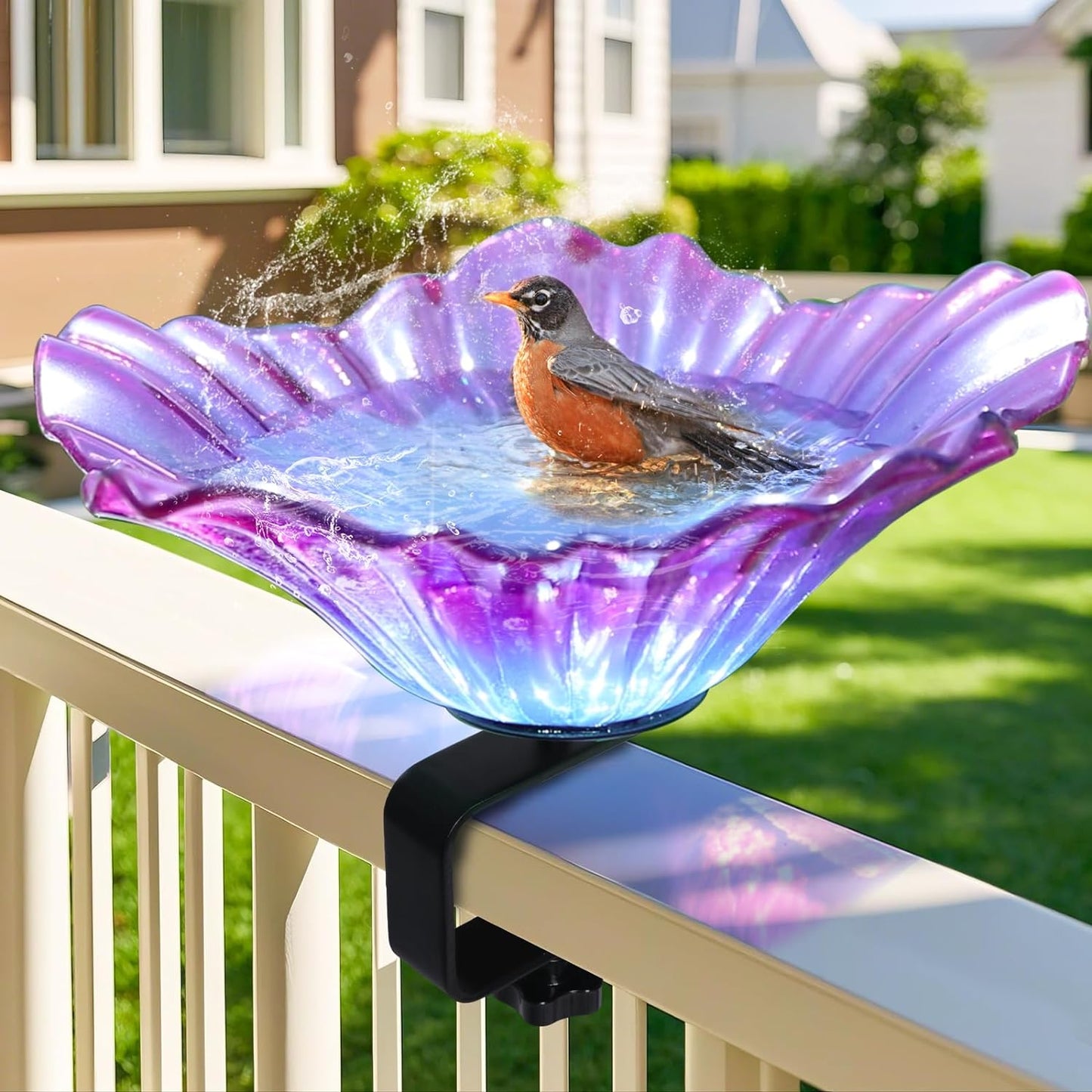 Outdoor Garden Bird Bath Bowls and Bird Feeders