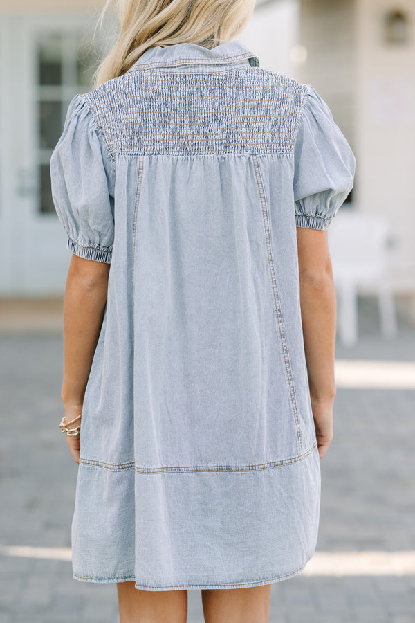 Women's Denim Babydoll Dress