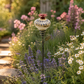 Keramische Bloem Kolibrievoeder – Romantische Tuinsfeer Met Een Vintage Touch!