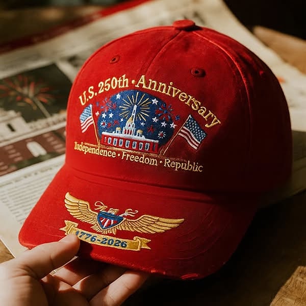 U.S. 250th Anniversary Retro Washed Cap