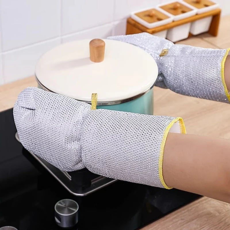 Multipurpose Non-Scratch Wire Dishwashing Gloves