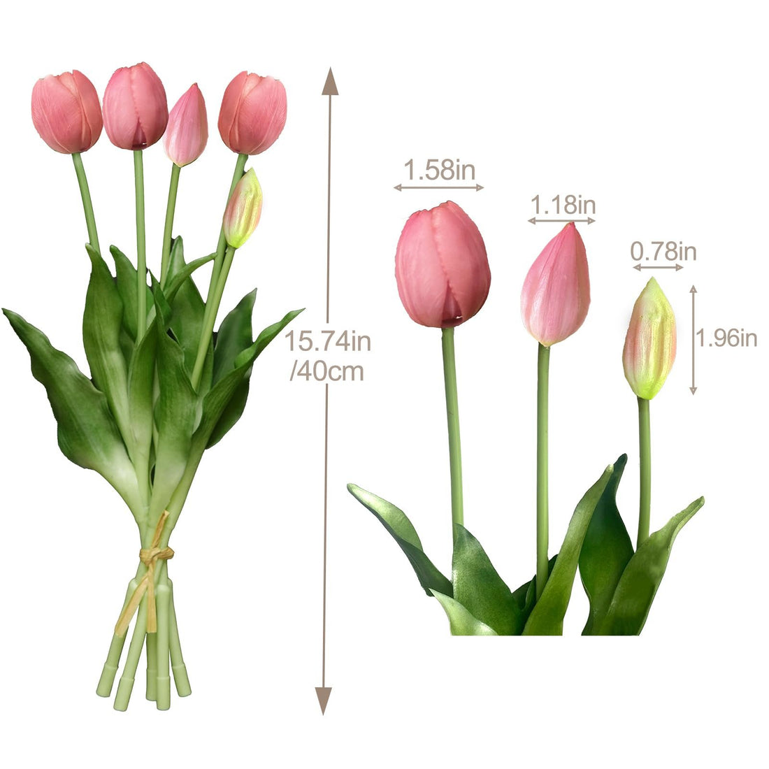 Tulips Artificial Flowers