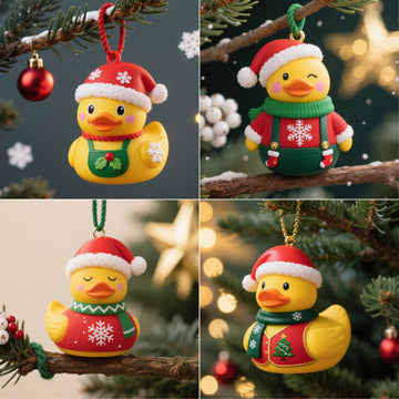 Christmas Duck Ornament