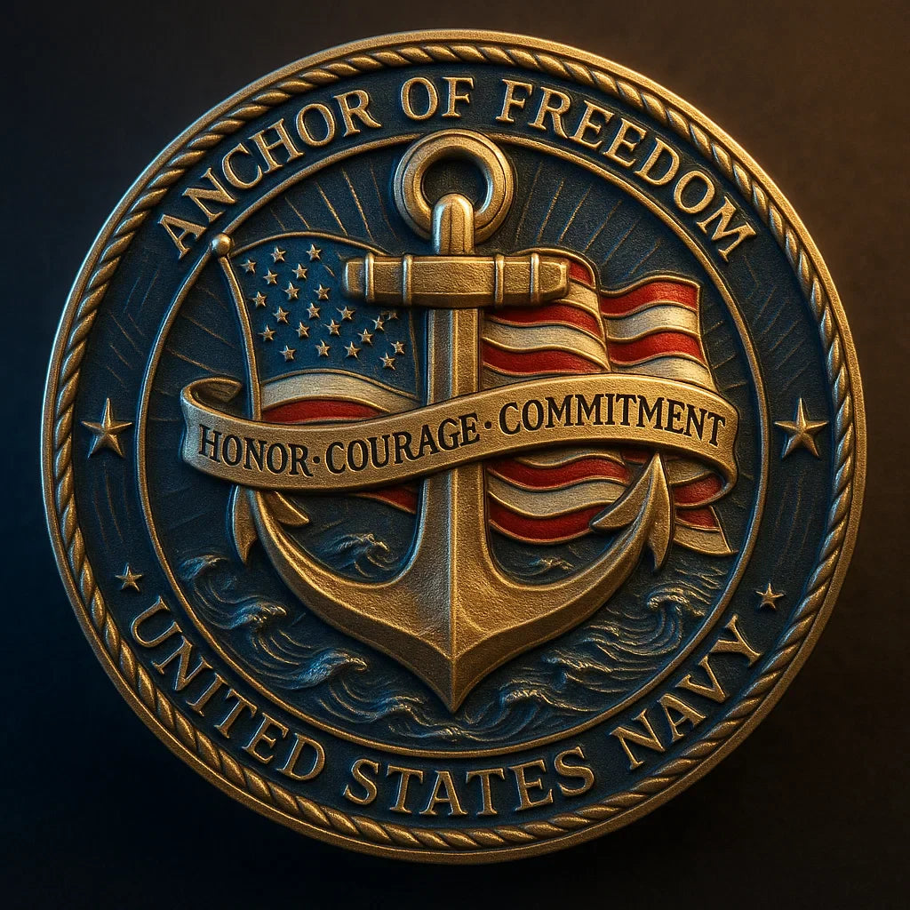 U.S. Navy Commemorative Coin – Anchor of Freedom