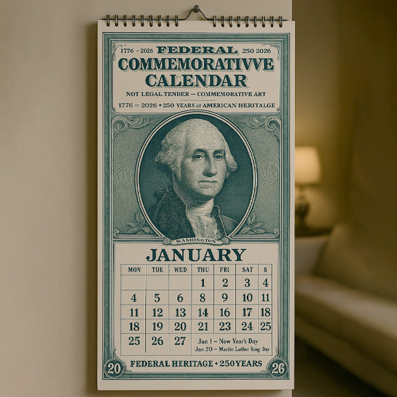 250th Anniversary Federal Commemorative Calendar