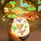 Dinosaur Egg Night Light Projector with Bluetooth Speaker For Kids