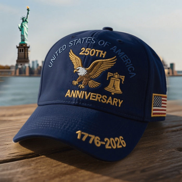 Eagle And Liberty United States 250th Anniversary Hat