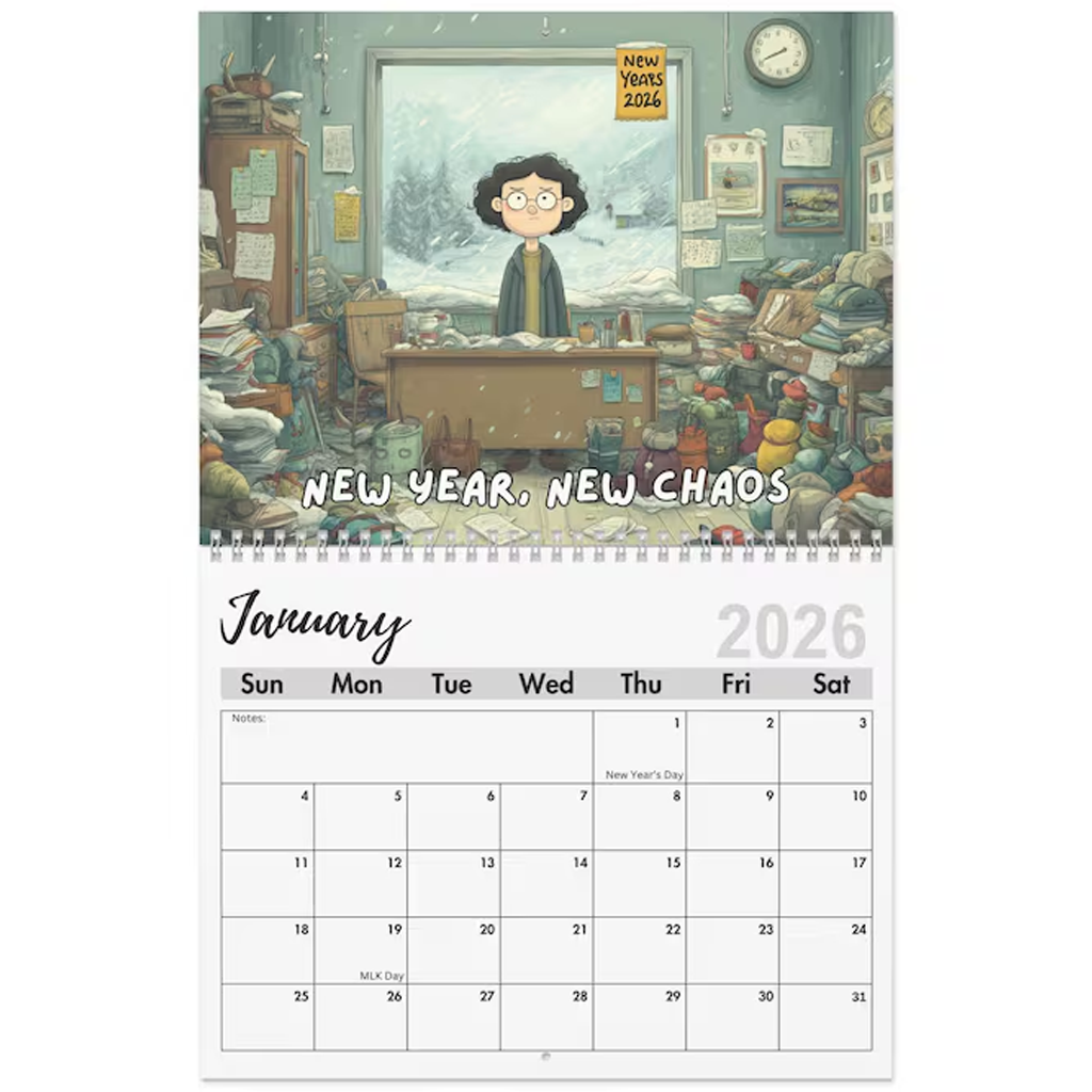 2026 Funny Teachers Calendar: 12 Months of Mayhem