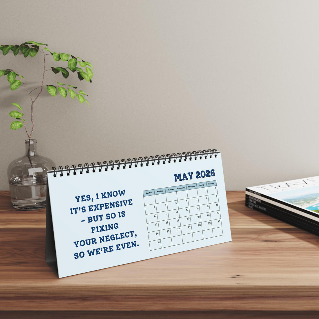 2026 Funny Dentist Desk Calendar