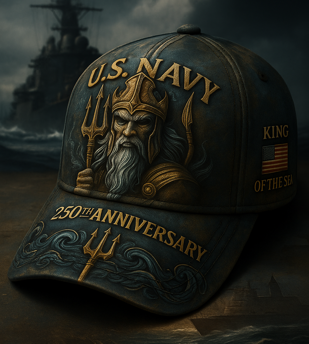 US Navy King Of the Sea 250th Anniversary Cap