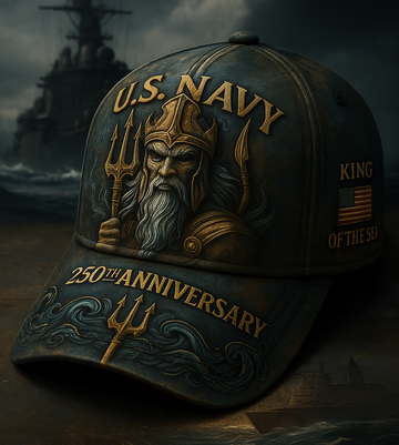 US Navy King Of the Sea 250th Anniversary Cap