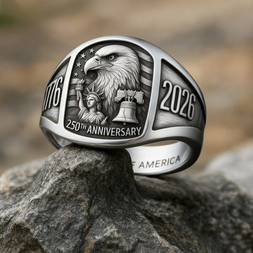 2026 Patriotic Ring Commemorate 250 Years of American Freedom