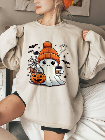 Cute Ghost Oversize Sweatshirt