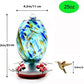 Hand Blown Glass Hummingbird Feeder - 25 Ounces