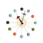 Modern Minimal Round Ball Wood Quiet Slient Wall Clock Home Decor