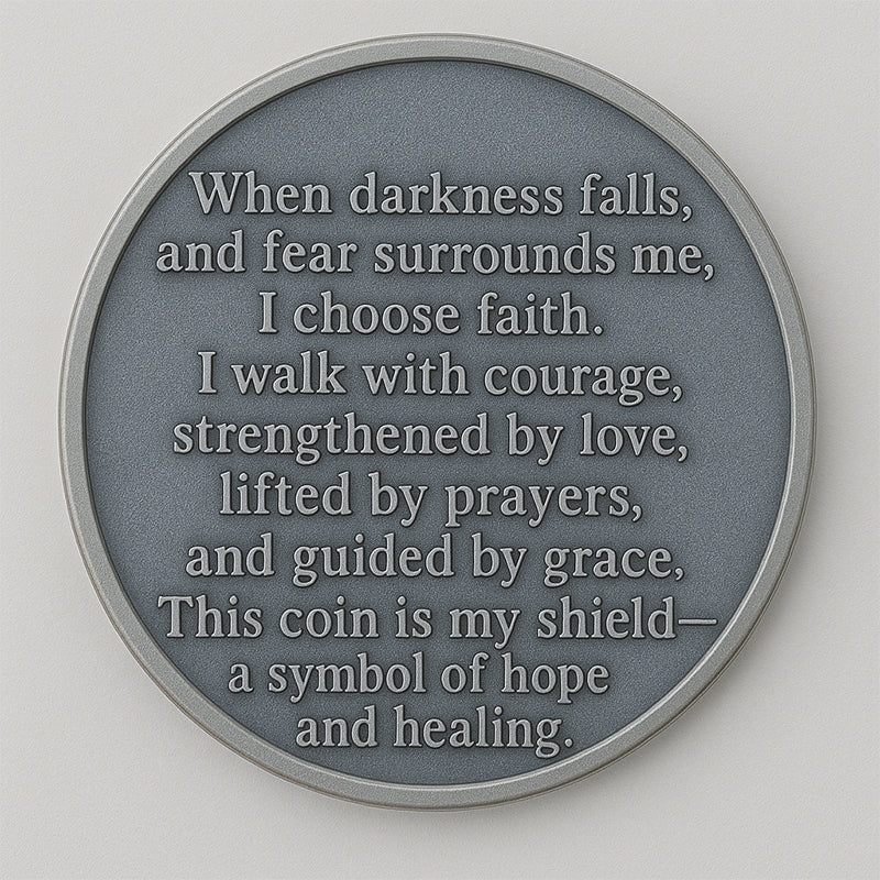 Cancer Warrior Prayer Coin