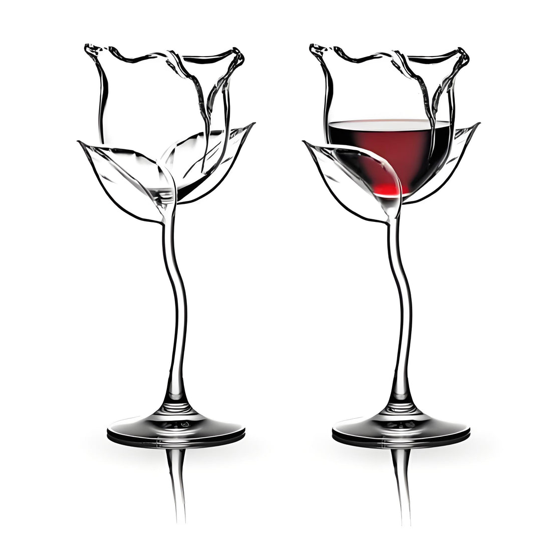 Rose Wine Glass